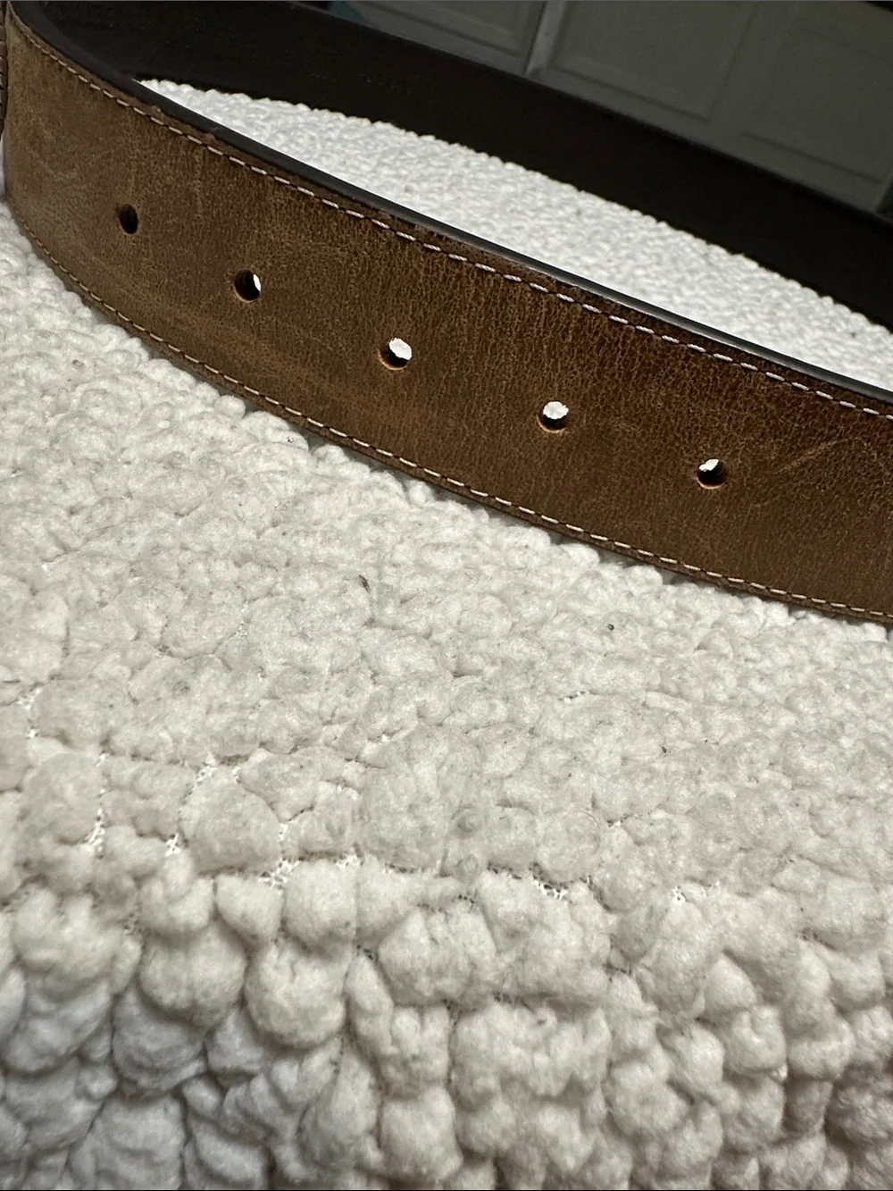 Cody James Men's Tan Floral Tooled Belt with Silver Engraved Buckle